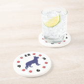 German Shepherd Clock Zandsteen Onderzetter (Zijkant)