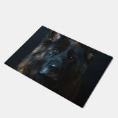 German Shepherd Close-up Doormat Deurmat (Schuin)