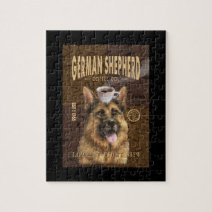 German Shepherd Coffee Company Canvas Legpuzzel