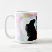 German Shepherd colorful Koffiemok (Links)