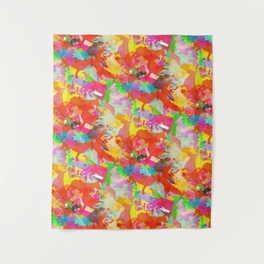 German Shepherd Colorful Wandkleed (Voorkant)