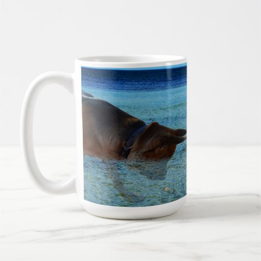 German Shepherd Crabbing Adventure Koffiemok (Links)