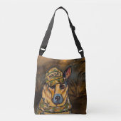 German Shepherd Crossbody Tas (Voorkant)