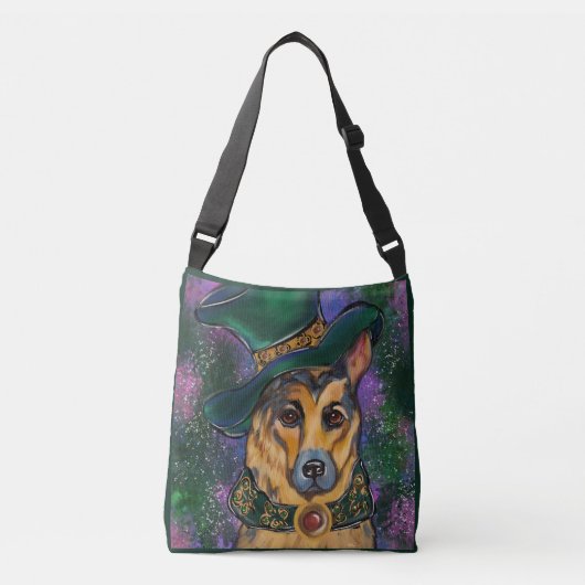 German Shepherd Crossbody Tas (Voorkant)