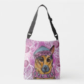 German Shepherd Crossbody Tas (Voorkant)