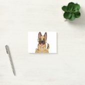 German Shepherd Cute Puppy Post-it® Notes (Kantoor)