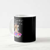 German Shepherd Dabbing Dare to be Different pet Koffiemok (Voorkant links)