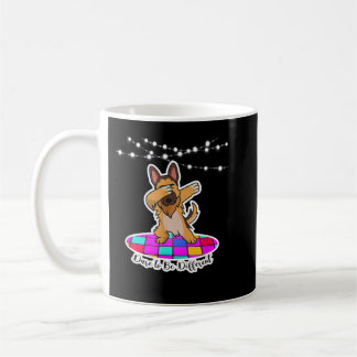 German Shepherd Dabbing Dare to be Different pet Koffiemok