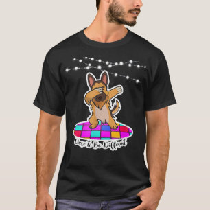 German Shepherd Dabbing Dare to be Different pet T-shirt