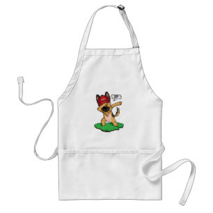 German Shepherd Dabbing Standaard Schort