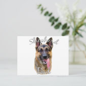 German Shepherd Dad 2 Briefkaart (Staand voorkant)