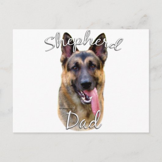 German Shepherd Dad 2 Briefkaart (Voorkant)