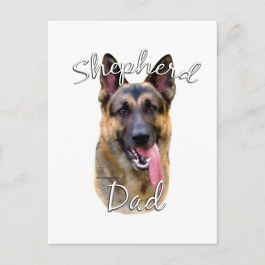 German Shepherd Dad 2 Briefkaart (Voorkant)