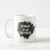 German Shepherd Dad Cute Hondenliefhebber Vaderdag Koffiemok (Links)