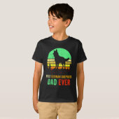 German Shepherd Dad Dog Owner Essential T-shirt (Voorkant volledig)