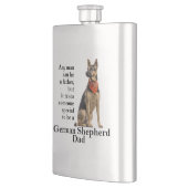 German Shepherd Dad Flask Flacon (Links)