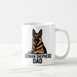 german shepherd dad german shepher lover dog cofee koffiemok