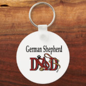 German Shepherd Dad Gifts Sleutelhanger (Voorkant)