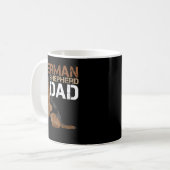 German Shepherd Dad Owner Shepard German Dog Lover Koffiemok (Voorkant links)
