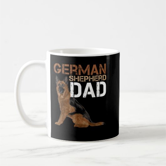 German Shepherd Dad Owner Shepard German Dog Lover Koffiemok (Links)