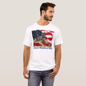 German Shepherd Dad T-Shirt (Voorkant volledig)