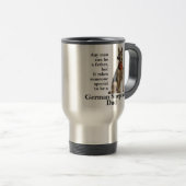 German Shepherd Dad Travel Mug Reisbeker (Voorkant rechts)