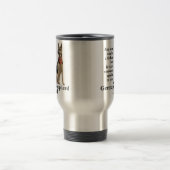 German Shepherd Dad Travel Mug Reisbeker (Center)