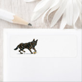 German Shepherd Dax Etiket (Insitu)