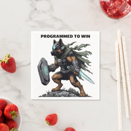 German Shepherd Design voor Party-servetten Servet (Insitu)