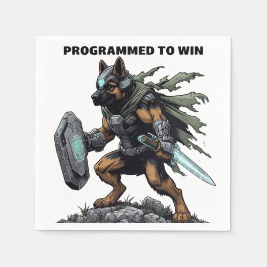 German Shepherd Design voor Party-servetten Servet (Voorkant)