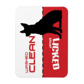 German Shepherd Dishwasher Magnet - Licence Clean Magneet (Verticaal)