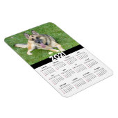 German Shepherd Dog | 2021 Aangepaste agenda Magne Magneet (Rechterzijde)