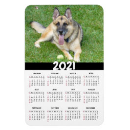German Shepherd Dog | 2021 Aangepaste agenda Magne Magneet