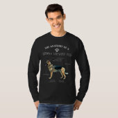 German Shepherd Dog ANATOMY - gift dad mam houdt v T-shirt (Voorkant volledig)