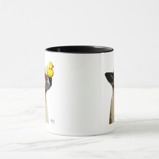 German Shepherd Dog and Duck Mok (Midden)