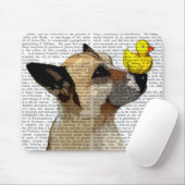 German Shepherd Dog and Duck Muismat (Met muis)
