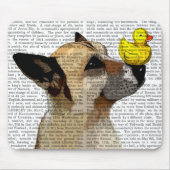 German Shepherd Dog and Duck Muismat (Voorkant)