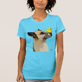 German Shepherd Dog and Duck T-shirt (Voorkant)