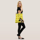 German Shepherd Dog and Yellow Roses Tote Bag (Op model)