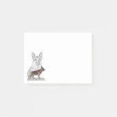 German Shepherd Dog Art Post-it® Notes (Voorkant)
