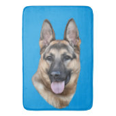 German Shepherd Dog Badmat (Voorkant Verticaal)