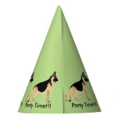 German Shepherd Dog - Birthday Feesthoedjes (Achterkant)