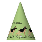 German Shepherd Dog - Birthday Feesthoedjes (Rechts)