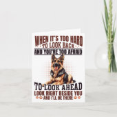 German Shepherd Dog Breed When It´s Too Hard To Lo Kaart (Voorkant)