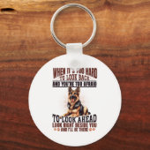 German Shepherd Dog Breed When It´s Too Hard To Lo Sleutelhanger (Voorkant)