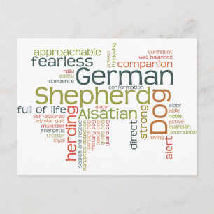 German Shepherd Dog Briefkaart