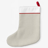 German Shepherd Dog Cartoon Black en Tan Custom Kleine Kerstsok (Achterkant)