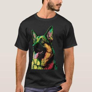 German Shepherd Dog Costume Outfit mama Dad Raglan T-shirt
