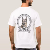 German Shepherd Dog Credo T-shirt (Achterkant)