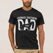 German Shepherd Dog Dad Puppy Dad T-shirt (Voorkant)
